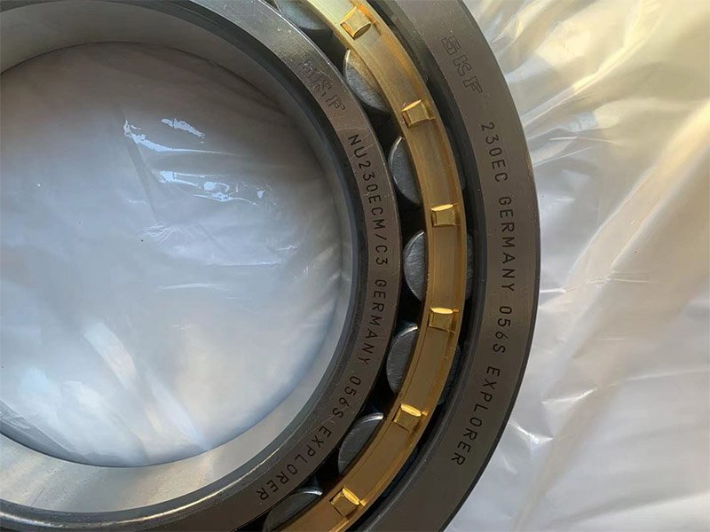 SKF NU230EMC3 cylindrical roller bearing with brass cage