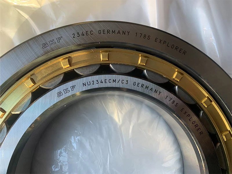 SKF NU234EMC3 cylindrical roller bearing with brass cage