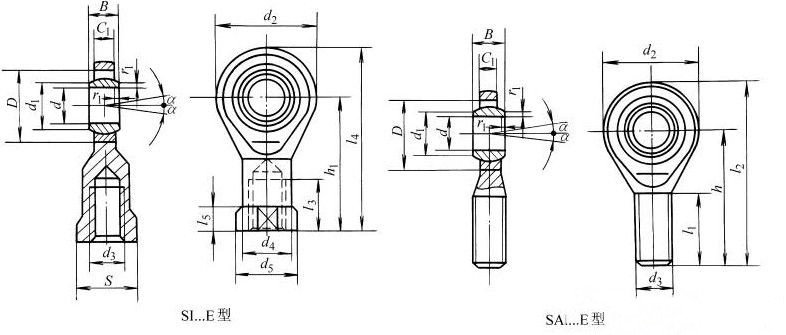 杆端关节轴承 SI SA