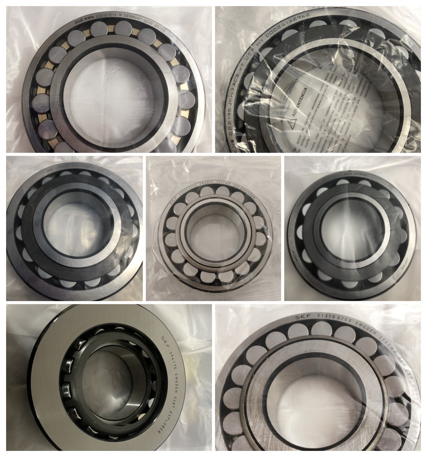 Steel cage spherical roller bearing
